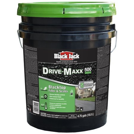 Black Jack Drive-Maxx 500 Matte Black Water-Based Rubberized Asphalt Driveway Sealer 4.75 gal 6452-9-30